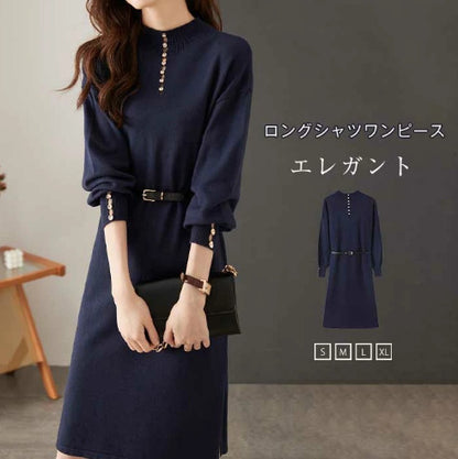 【Dress】OL通勤ワンピース　Z7752