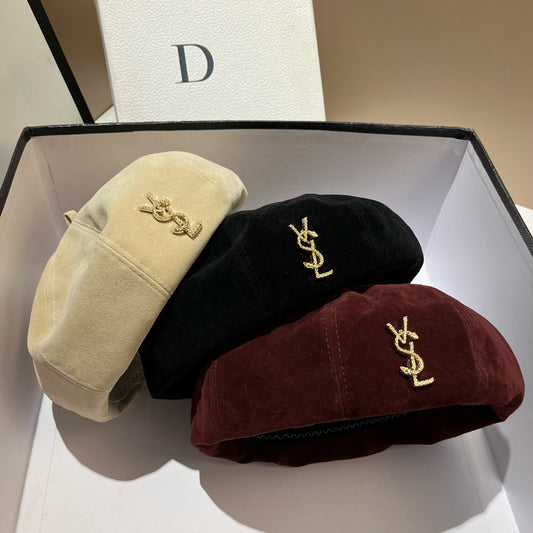 【雑貨】6色展開ベレー帽    W13853