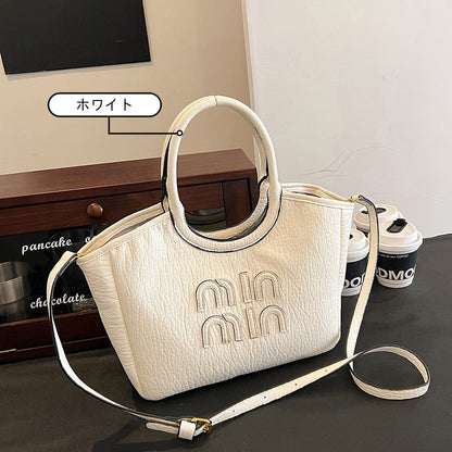 【雑貨】PU大容量ショルダーバッグ　Z7995