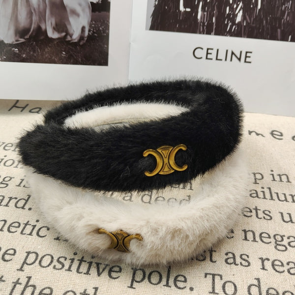 【雑貨】ふわふわヘアクリップアクセサリー    W14548