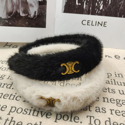【雑貨】ふわふわヘアクリップアクセサリー    W14548