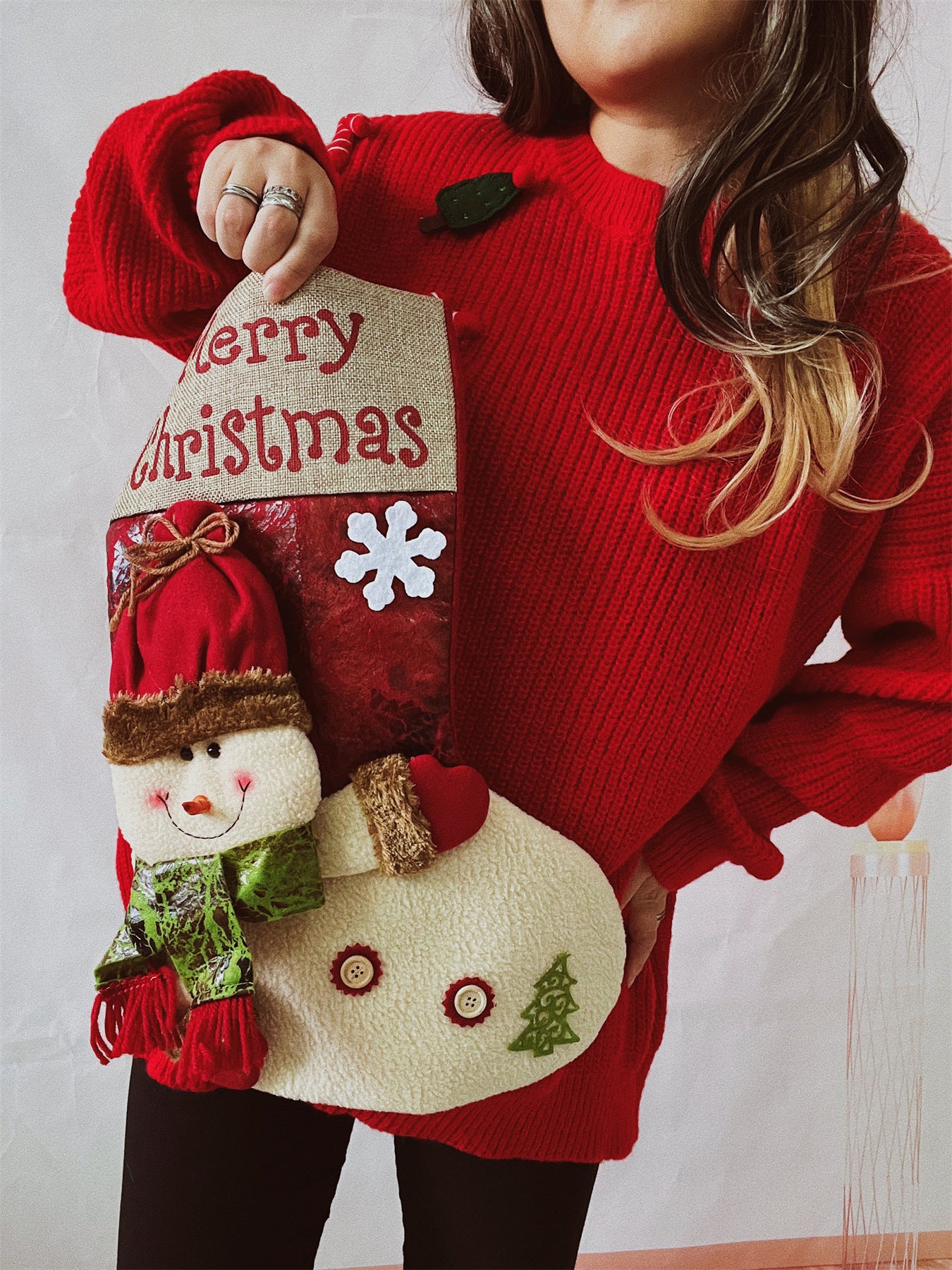 【Tops】クリスマスニットセーター　Ｗ14621