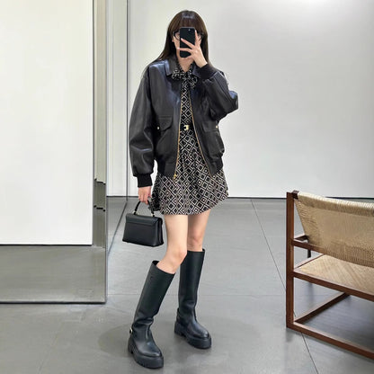 【Dress】プリントワンピース T01620