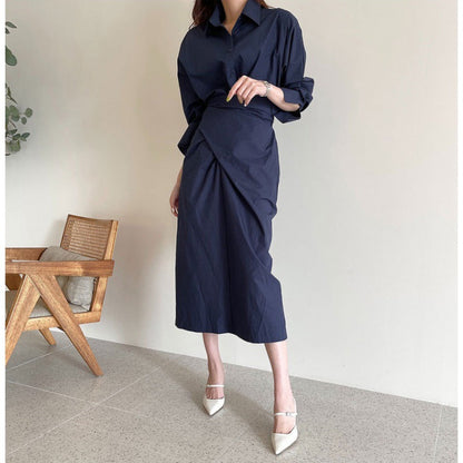 【Dress】新入荷～シャツワンピース　Ｗ10326