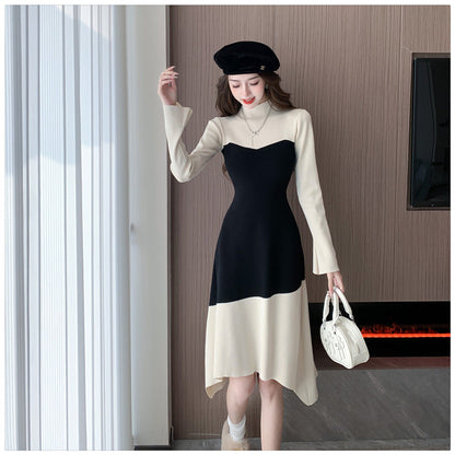 【Dress】新作アイテム～切り替えデザインニットワンピース　W9571