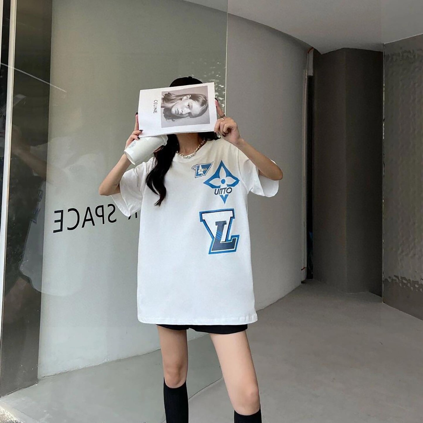 【Tops】プリントTシャツ T01644