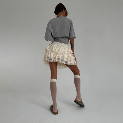 【Bottoms】可愛いレーススカート T01339
