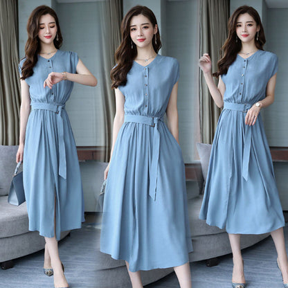 【Dress】新作アイテム～4色展開シンプルシャツワンピース　W7299