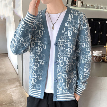 【Mens】高級感カーディガン　Z7204