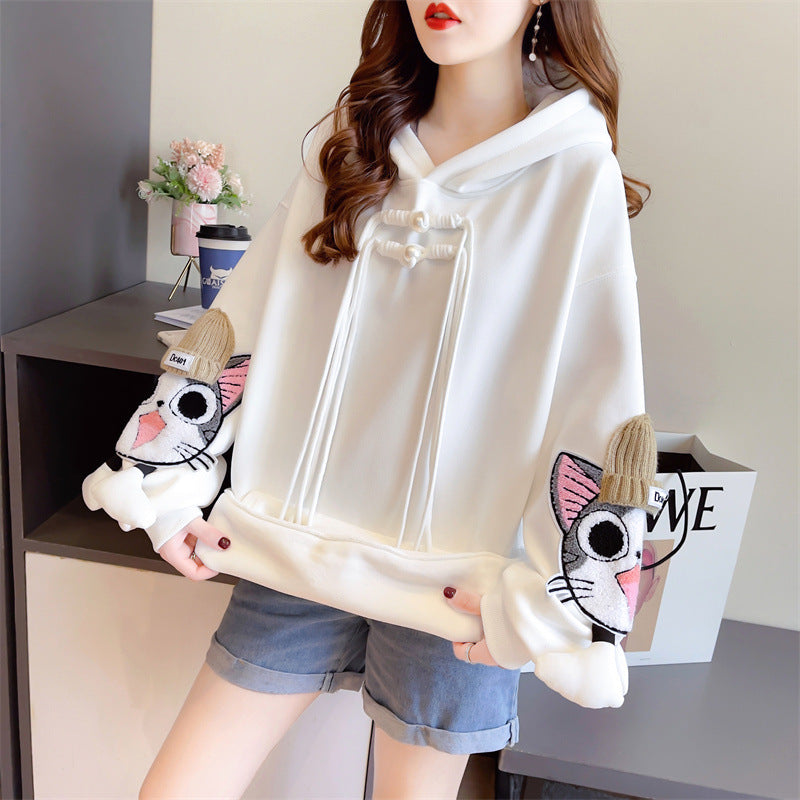 【Tops】キャラクター厚手フーディー　Z7642