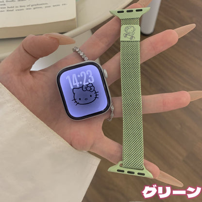 【雑貨】かわいいマグネット式メタルバンド T01778