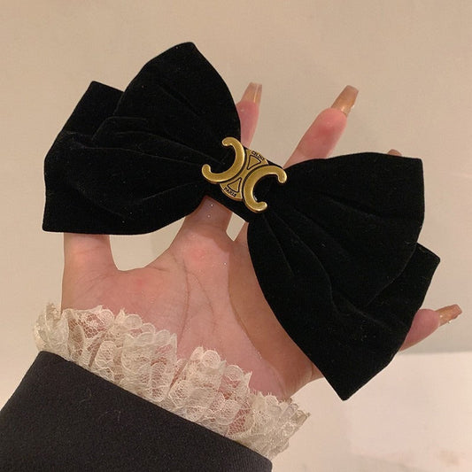 【雑貨】リボンヘアアクセサリー　Ｗ11897