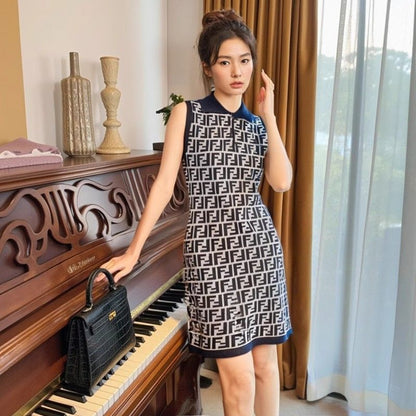 【Dress】ノースリーブワンピース T01706