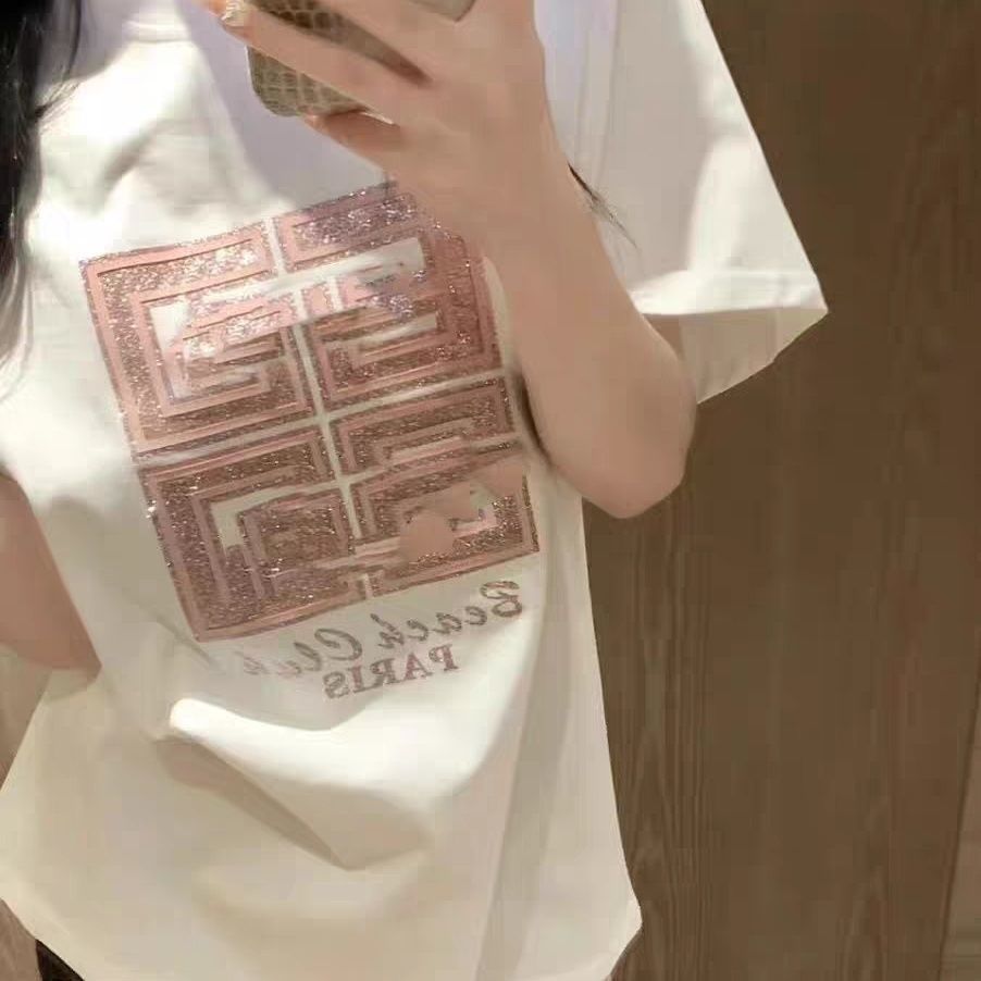 【Tops】キラキラTシャツ T01626