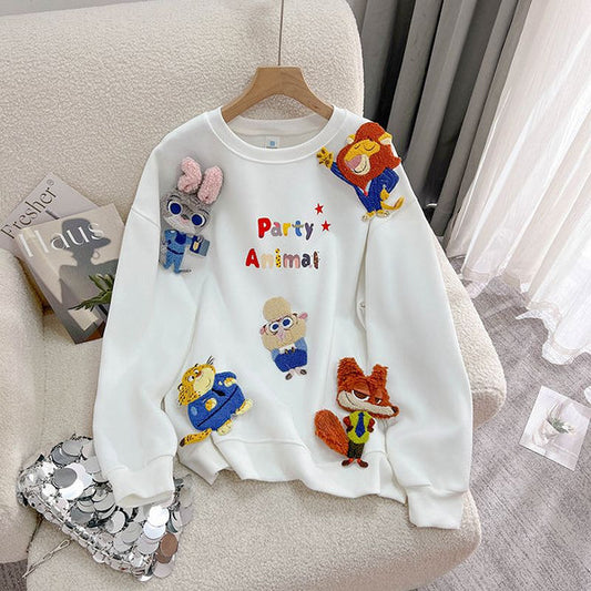 【Tops】ラウンドネック薄手パーカー    W13940