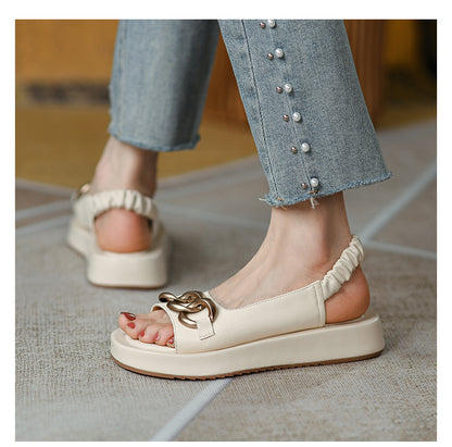 【Shoes】厚底サンダル　Ｗ11966