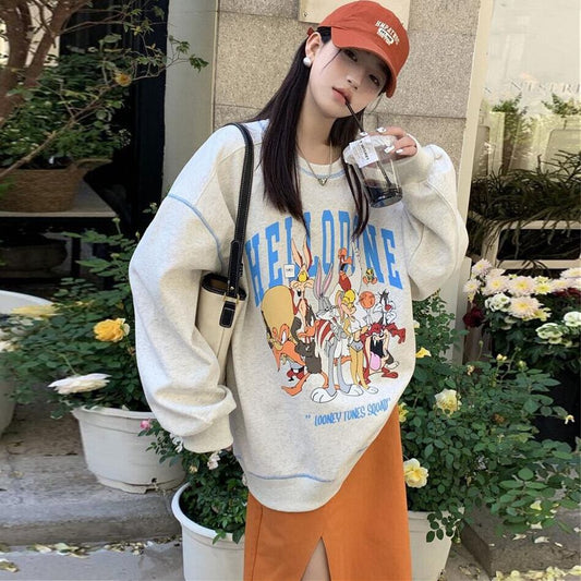 【tops】プリントスウェット　Ｗ10544