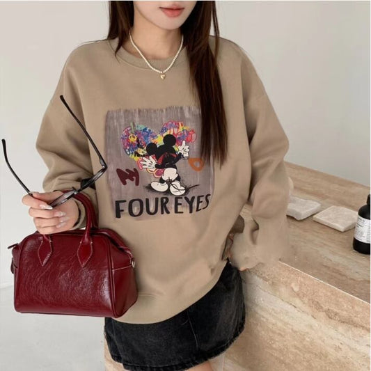 【tops】プリント人気スウェット　Z6694