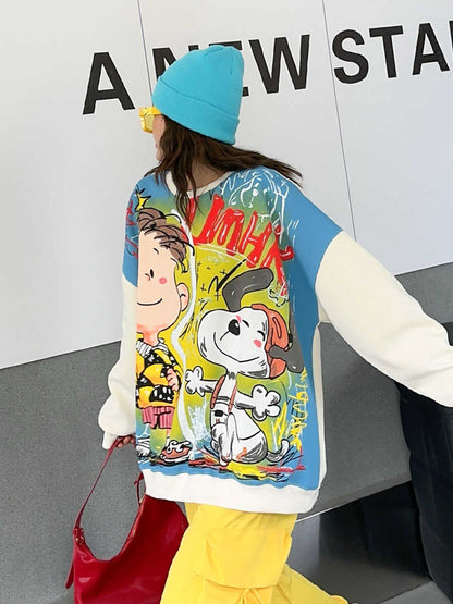 【Tops】キャラクタープリントプルオーバー　Ｗ13995