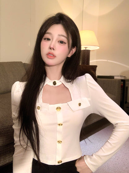 【Tops】セクシーシャツ　Ｗ14119