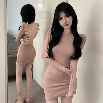 【Dress】きれいめワンピース3色　Z7936