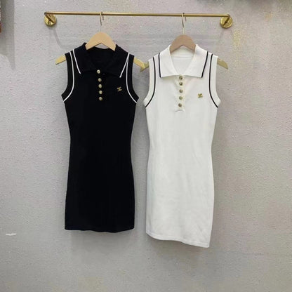 【Dress】ノースリーブワンピース　Ｗ12070