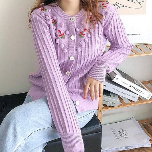 【tops】秋新作おすすめ! 安くてかわいいフニットカーディガン4色