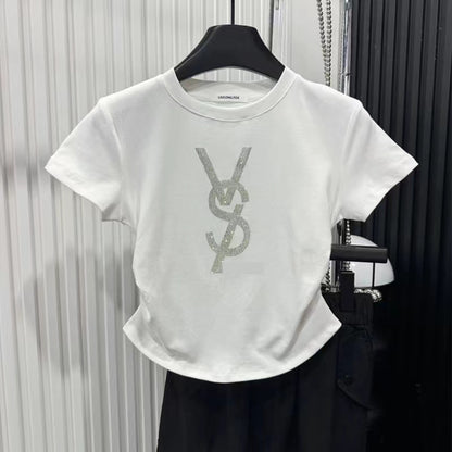 【Tops】2色展開miniＴシャツ　　W12456