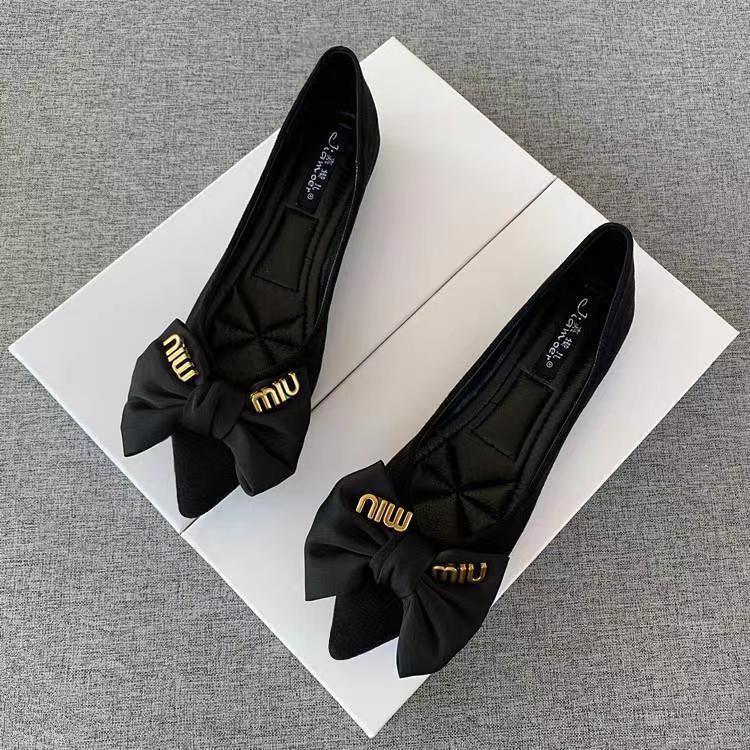 【Shoes】フェミニン春秋フラットシューズ T01426