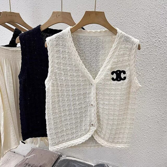 【tops】ニットジレ　M21833