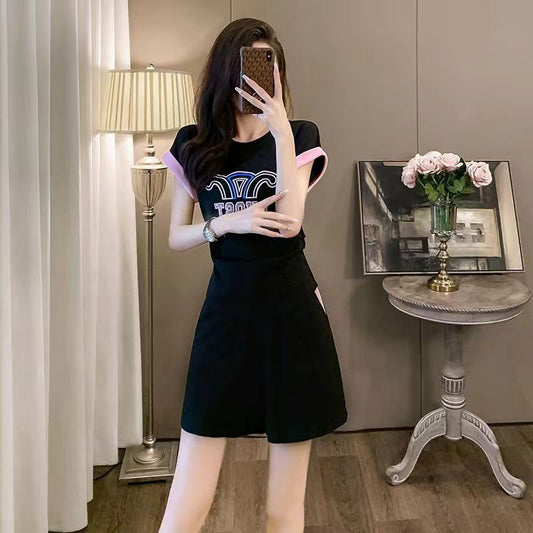 【Set】Tシャツ+ショートパンツ２点セット   W12703