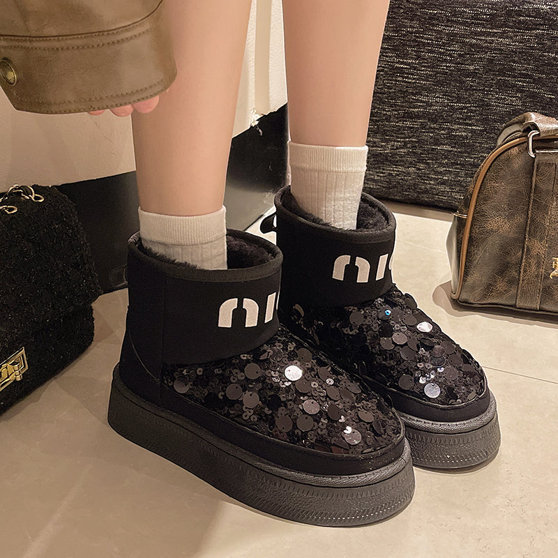 【Shoes】3色選択可ショートブーツ　 Ｗ14721