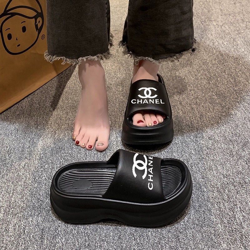 【Shoes】美脚厚底スリッパサンダル T01526