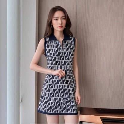 【Dress】ノースリーブワンピース T01706