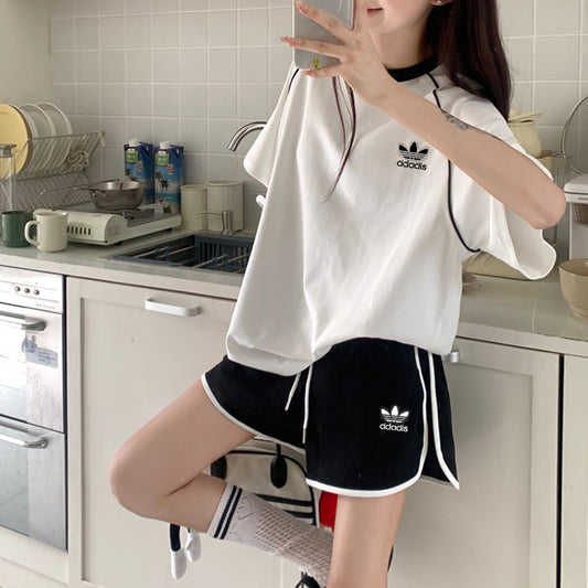 【Set】2点セット　Ｔシャツ+ パンツ    W12672