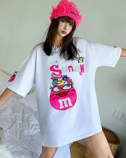 【tops】ビッグTシャツ N2440