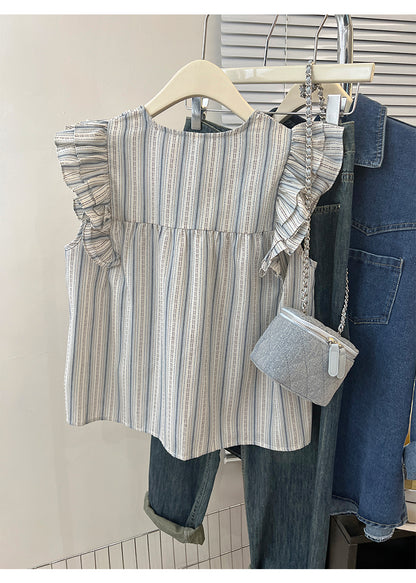 【Tops】フリルシャツ　Ｗ11961