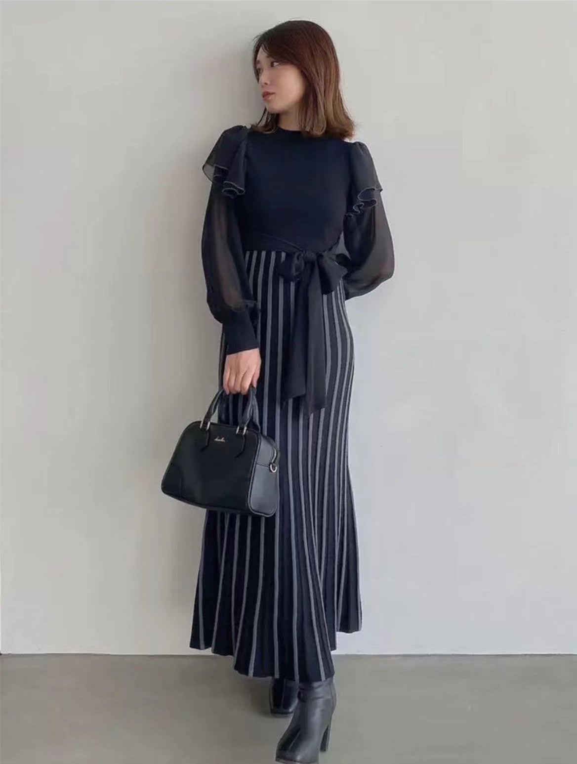 【Dress】新入荷～ニットワンピース　W10390