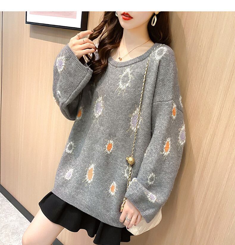 【tops】定番シンプルスウィートセーターフード付き合わせやすい3色