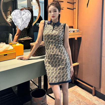 【Dress】ノースリーブワンピース T01706