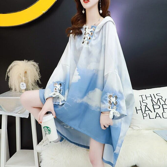 【tops】大人可愛い！ルーズジュエルネックケープ2色