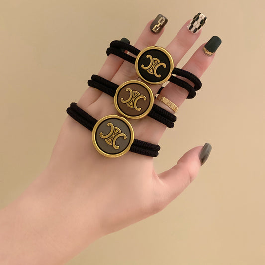 【雑貨】3色展開ヘアリング　Ｗ12159