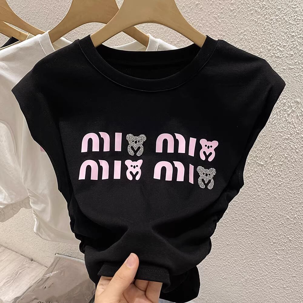 【tops】プリントTシャツ　M21876