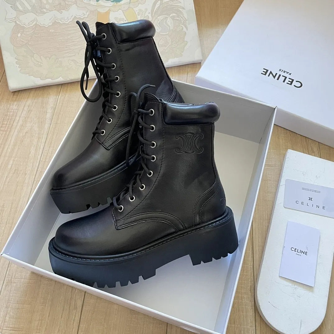 【Shoes】2色選択可エンジニアブーツ　W14676