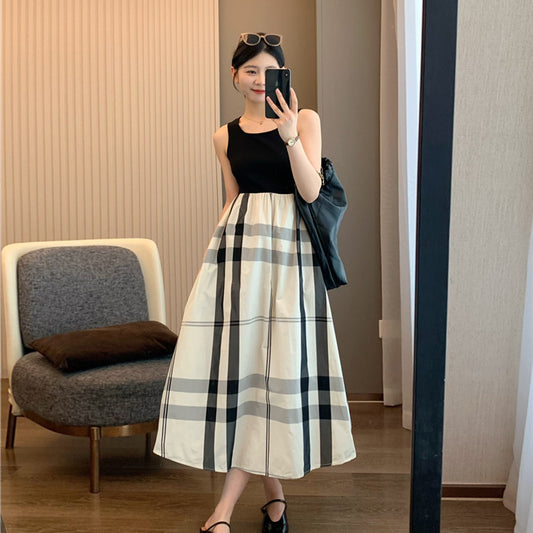 【Dress】カジュアルノースリーブワンピース    W12579