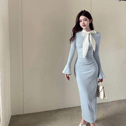 【Dress】リボンデザインワンピース　W13804